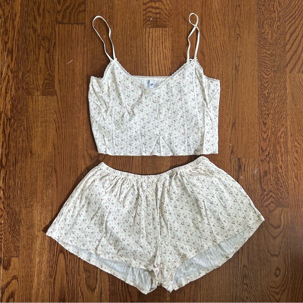 Cou Cou Intimates Set - English Rose Pointelle